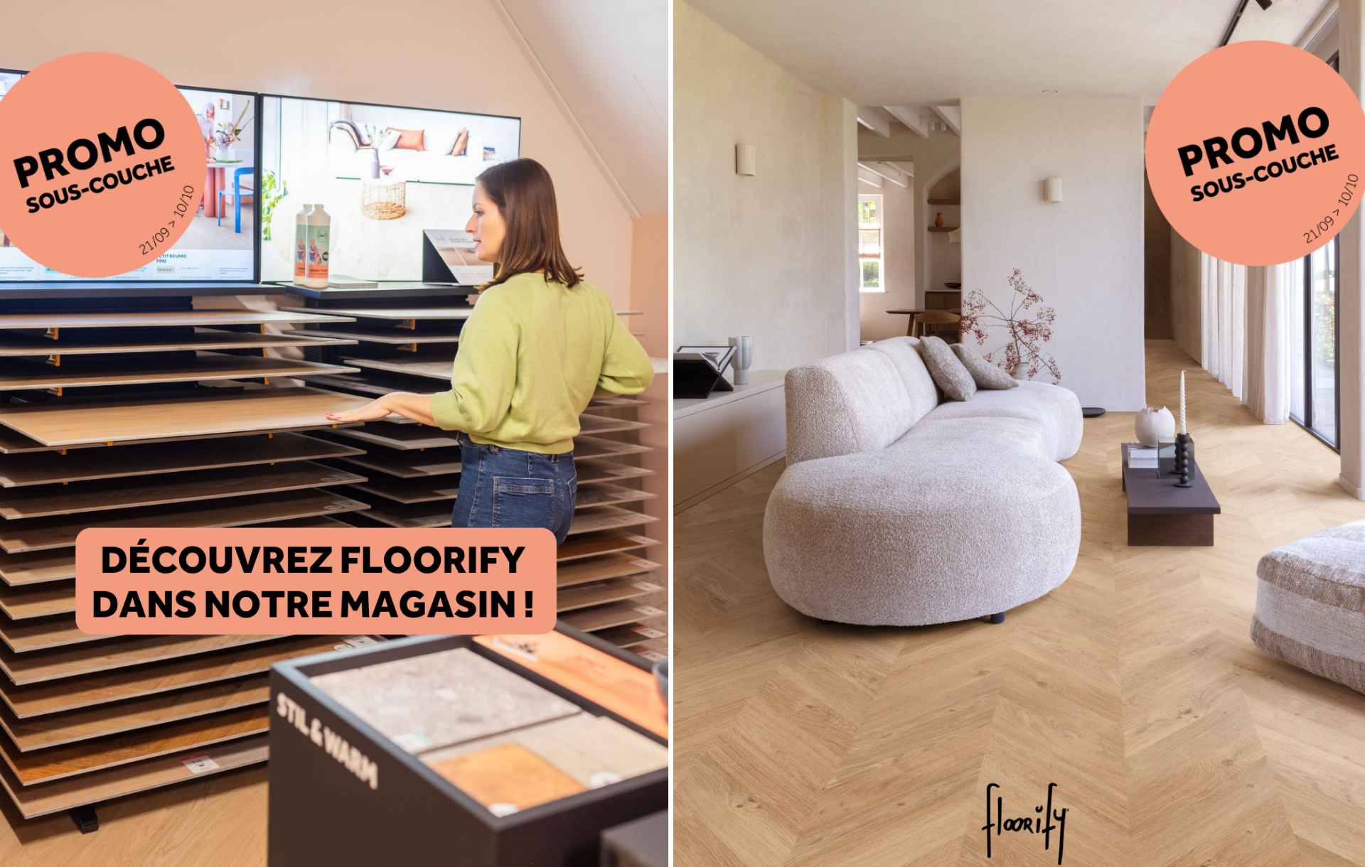Promo sur les sous couches Floorify